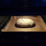 Eiweißbrot - Halbzeit im Ofen